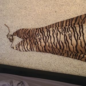 Tiger print maxi dress